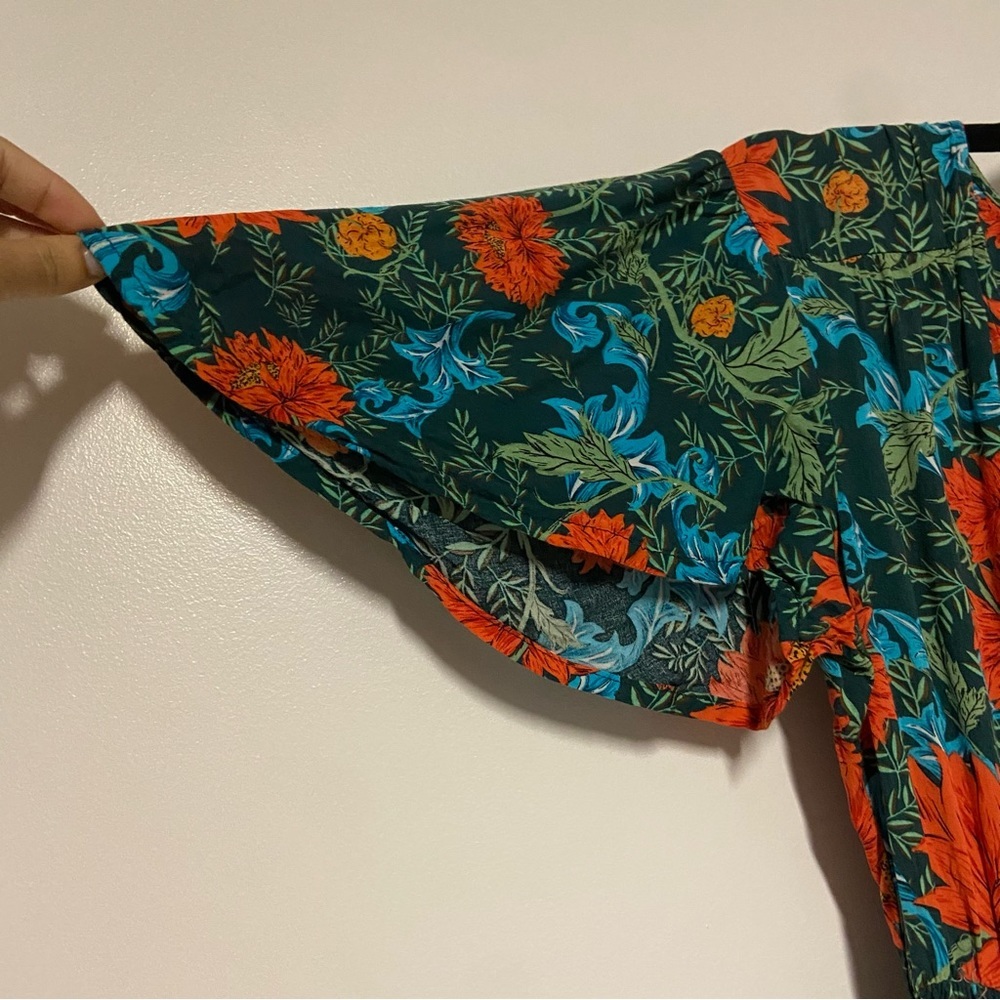 Anthropologie Abel the Label Fantasy Floral Tiered Maxi Dress Size XS - Picture 5 of 8
